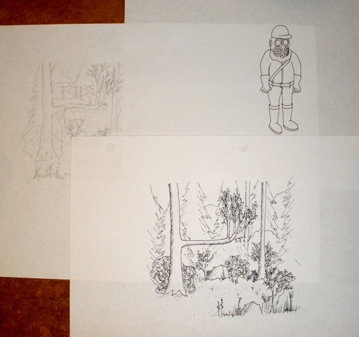 Picture of drawings used in The Epsilon Outcome
